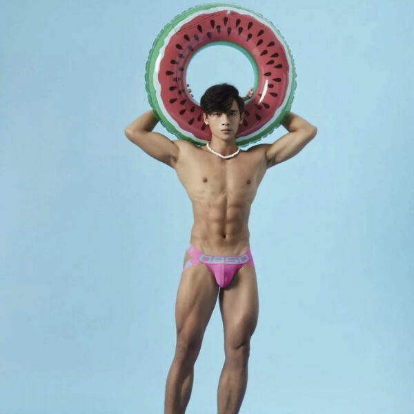 METOIN Men's Athletic Thong Underwear with U-Shaped Front Hollow Design Lift Butt Seamless Backless N... - New Arrivals Thong