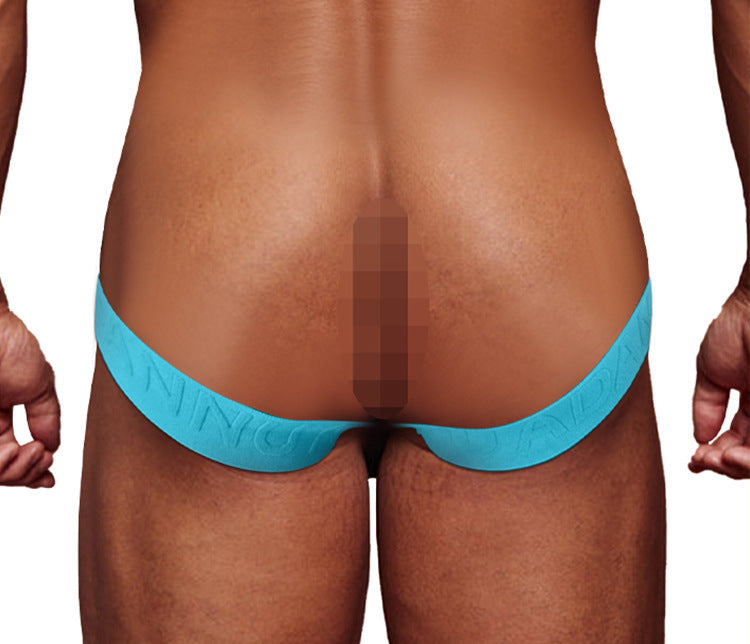 METOIN Men's Thong Underwear Ultra Thin Transparent Pouch No Waistband Butt Lifting Tanga Briefs ... (AD706)