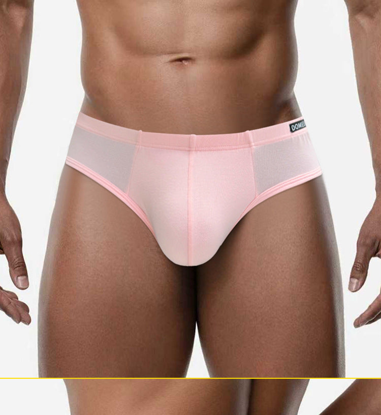 METOIN Men's Backless Athletic Thong Underwear Breathable Stretchy Sports Briefs with Hollow Out Design Comfort (DP904)