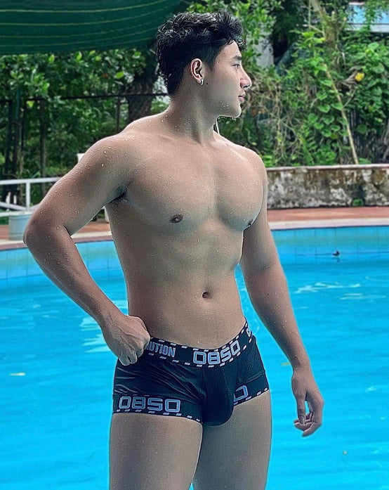 METOIN Men's Boxer Briefs with U-Shaped Pouch Support Breathable Stretch Fabric All-Day Comfort a... (BS3104)