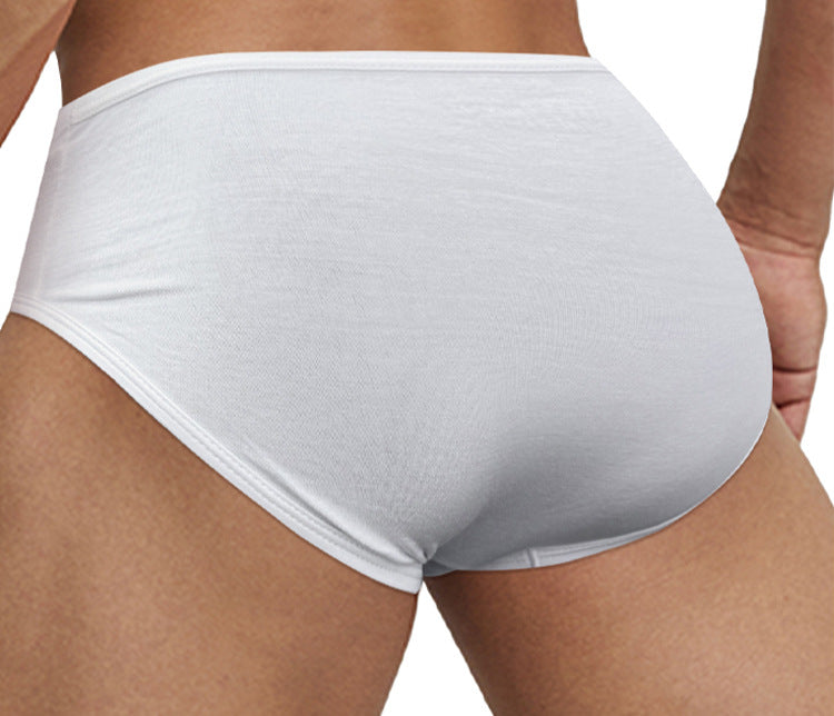 METOIN Men’s Modal Triangle Underwear High Elasticity V Waistband Athletic Minimalist Design (AD323)