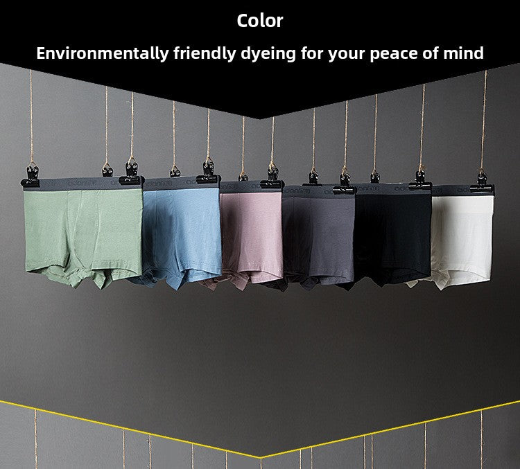 METOIN Men’s Modal Underwear Boxer Briefs Ice Silk Feel Breathable Comfortable Low Rise Stretchy ... (AD306)