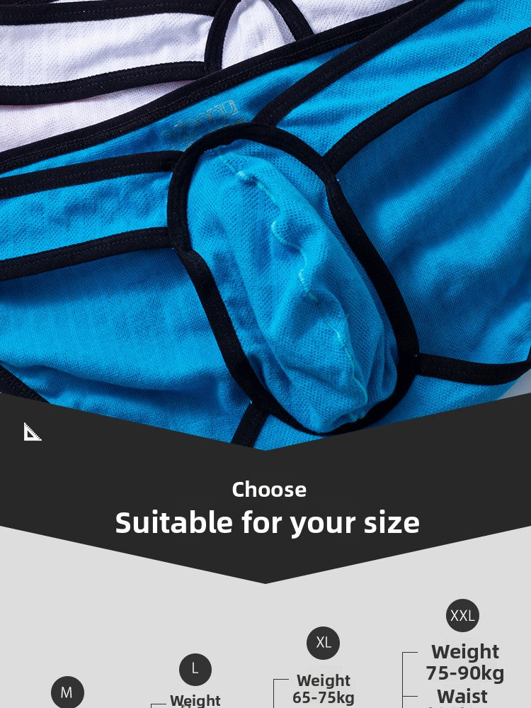 METOIN Men’s Modal Low Rise Bikini Underwear Comfortable Athletic Briefs Breathable Stretchy Fit . (AD7205)