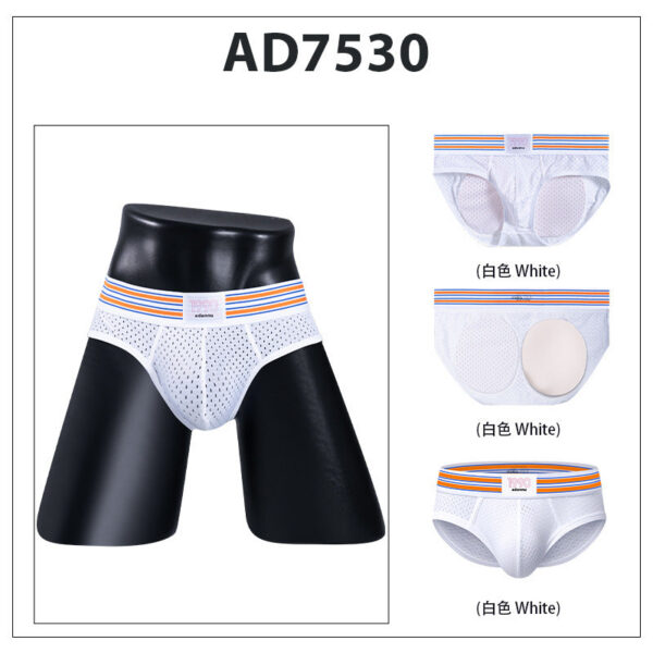 METOIN Men's Breathable Mesh Boxer Briefs with Removable 3D Butt Pads Comfort - Brief / Hipster New Arrivals product image