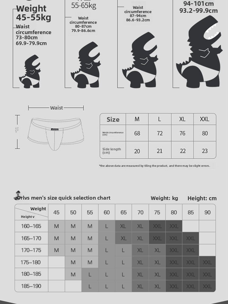 METOIN Men’s Modal Boxer Briefs Ultra Soft Breathable Narrow Waistband Anime Inspired Underwear A... (AD741)