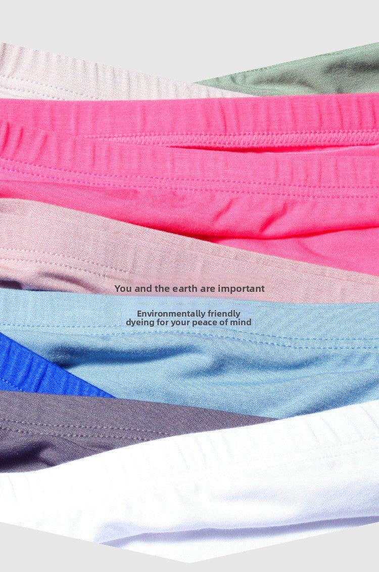 METOIN Men's Modal Athletic Low Rise Bikini Underwear Seamless Breathable Sporty Trunks with Cheeky Fit and Enhanced Support