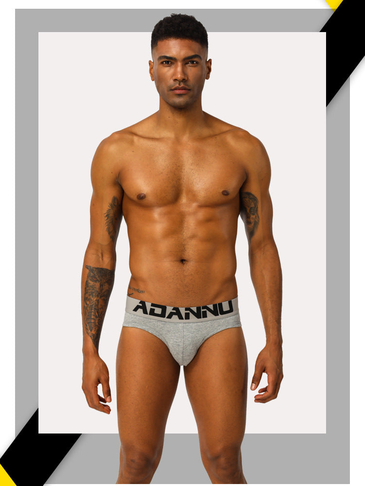 METOIN Men's Low Rise Cotton Thong - Breathable Everyday Comfort (AD103)