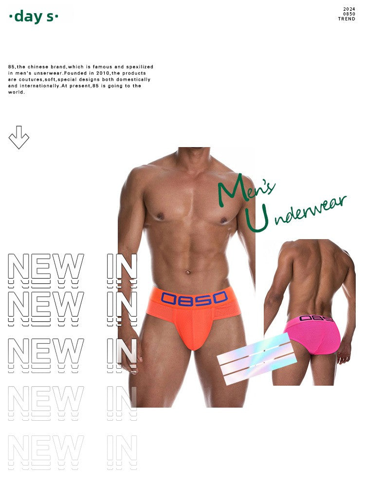 METOIN Men's Micro Mesh Trunk Underwear - Seamless Quick-Dry Athletic Fit