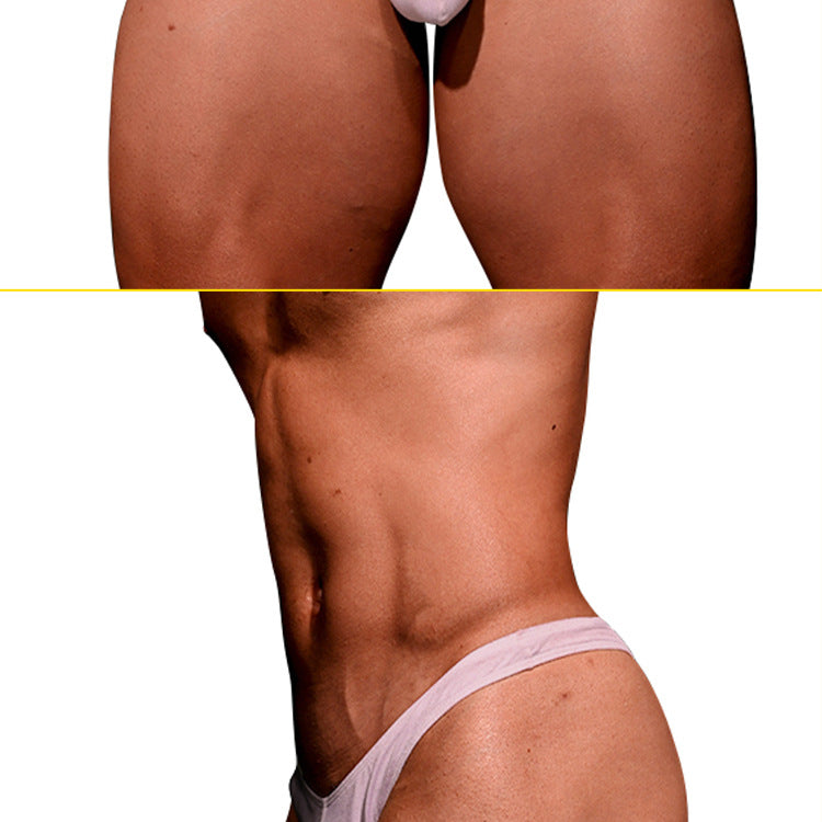 METOIN Men's Modal Low Rise Tanga Underwear Athletic Comfortable Breathable Solid Color Briefs (AD7207)