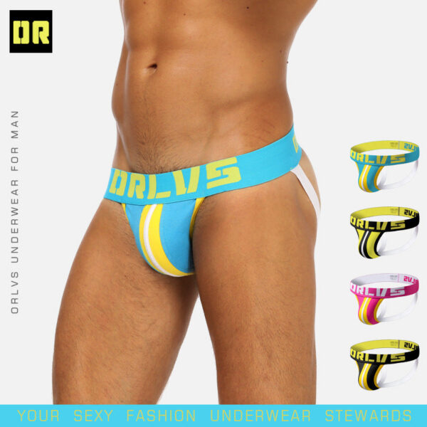 METOIN Men's Athletic Thong Underwear Low Rise Breathable Cotton Blend Pack of 3 with Gift Packaging - New Arrivals Thong / G