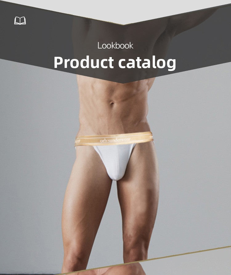 METOIN Men's Low Rise Cotton Briefs Pack of 3 - Soft High-Cut Comfort (OR6220)