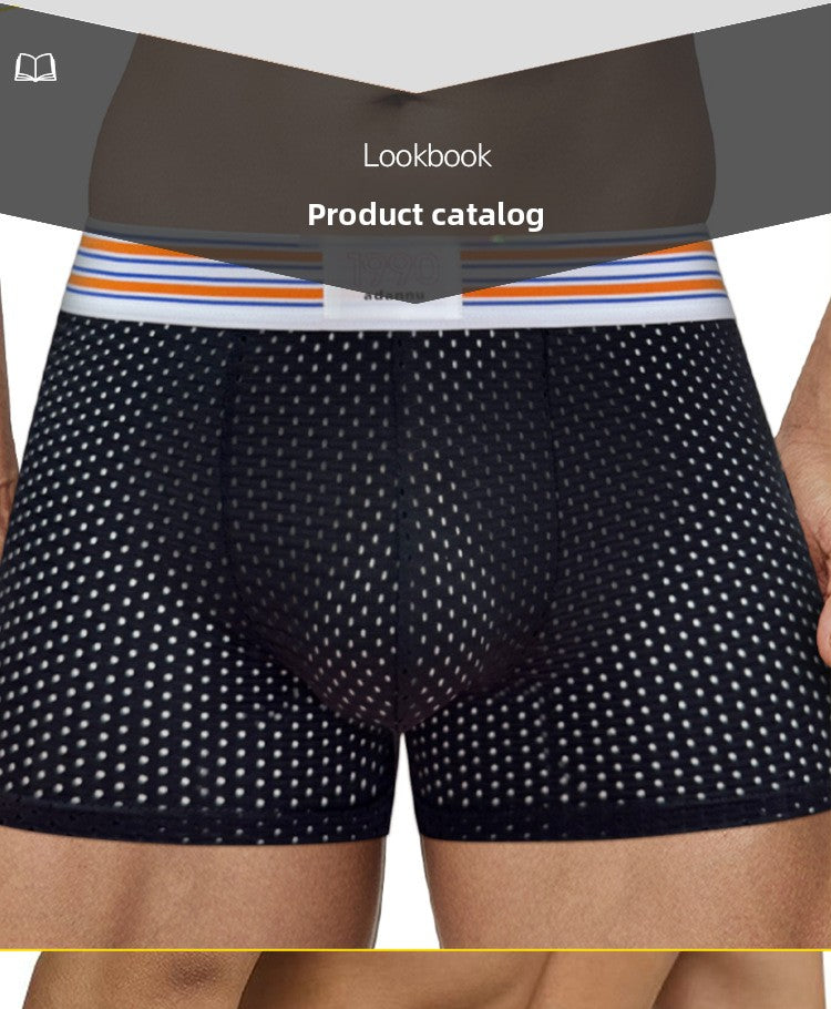 METOIN Men's Athletic Lift Up Butt Briefs with Ultra Breathable Mesh Design (AD7531)