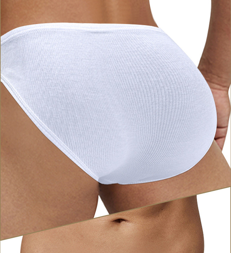 METOIN Men's Athletic Bull Horn High Cut Triangle Briefs Workout Fashionable (AD751)