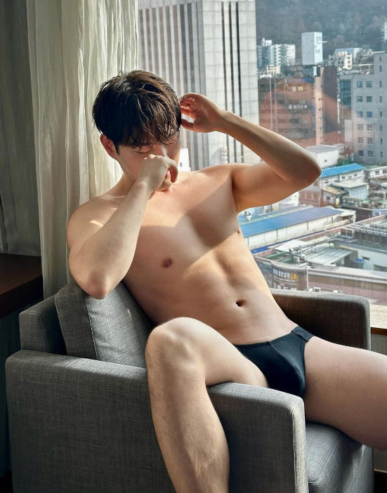 METOIN Men's Boxer Briefs with U-Shaped Pouch Support Breathable Stretch Fabric All-Day Comfort a... (BS3104)