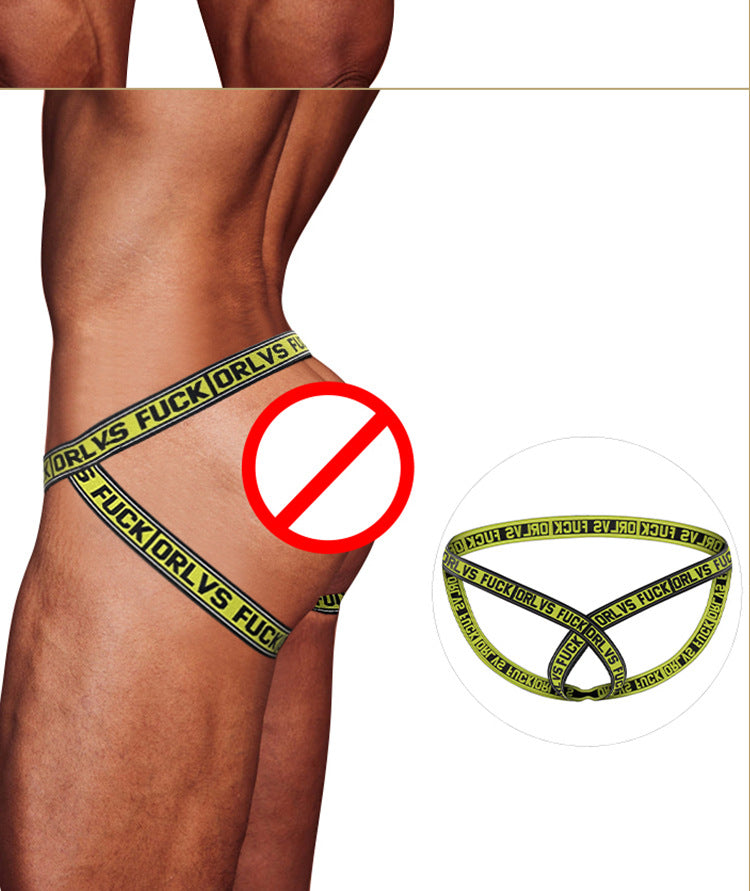 METOIN Men's Thong Underwear Athletic Low Rise Breathable Cotton Stretch Briefs