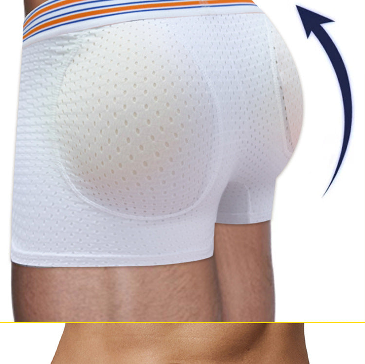 METOIN Men's Athletic Lift Up Butt Briefs with Ultra Breathable Mesh Design (AD7531)