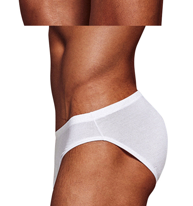 METOIN Men's Modal Triangle Briefs Pack of 3 - Low Rise Solid Color Sports Fit (AD315)