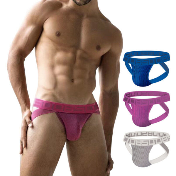 METOIN Men's T Back Thong Underwear Breathable Ribbed Fabric Low Rise Athletic Comfortable Cotton Blend Briefs - New Arrivals