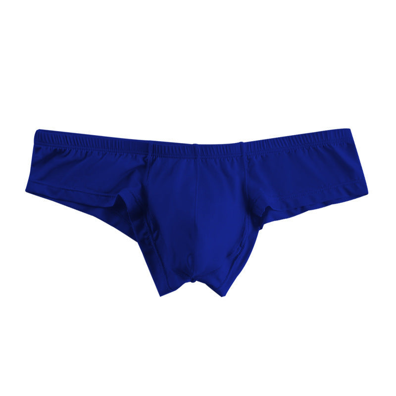 METOIN Men's Modal Athletic Low Rise Bikini Underwear Seamless Breathable Sporty Trunks with Cheeky Fit and Enhanced Support