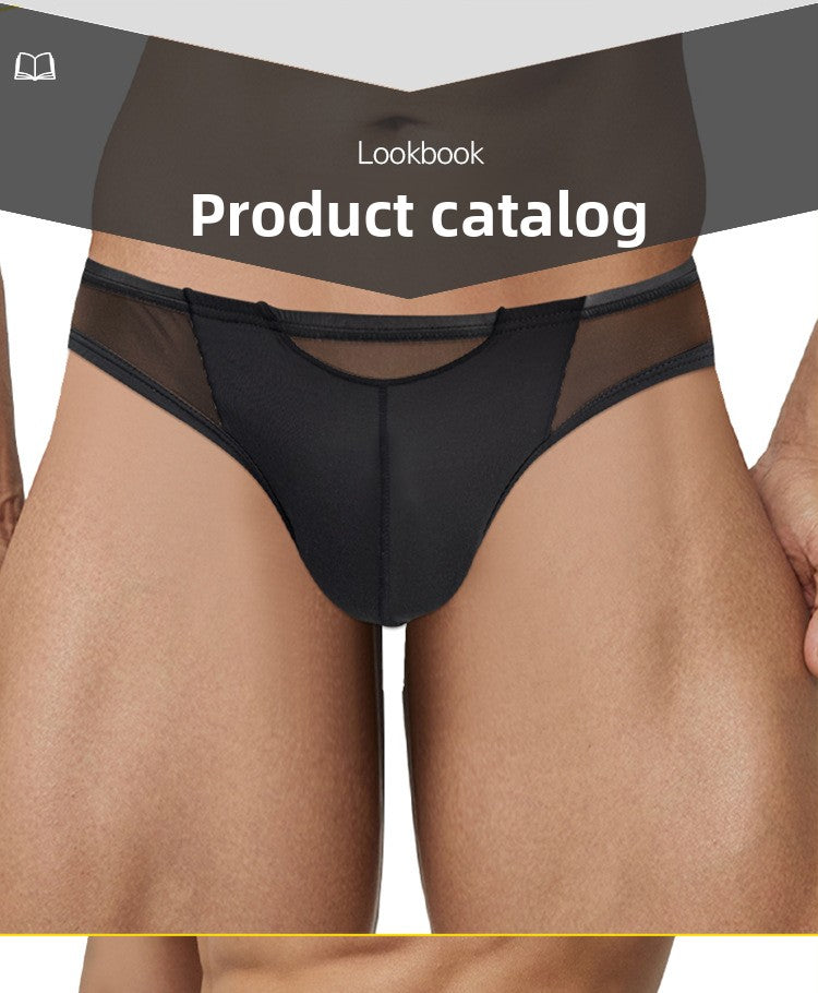 METOIN Men's Premium Seamless Tri-Section Triangle Underwear Breathable Soft Stretch Cotton Blend... (AD311)