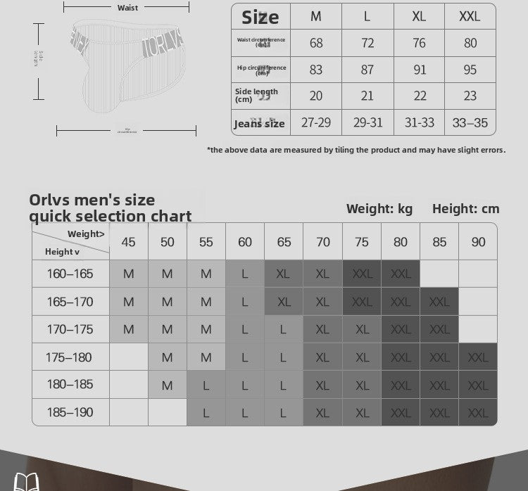 METOIN Premium Men's Breathable Cotton Triangle Underwear with Ergonomic Waistband Comfort Fit St. (OR6231)