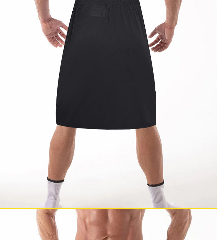 METOIN Men's Convertible Swim Trunks - High-Slit Design, Quick-Dry UV Protection