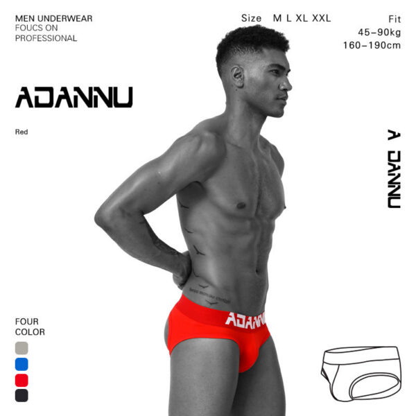 METOIN Men's Low Rise Cotton Thong - Breathable Everyday Comfort - New Arrivals Thong / G-string product image