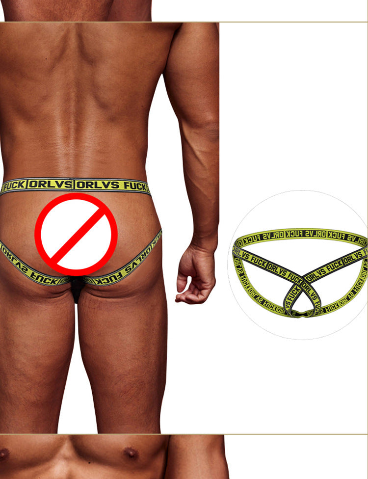 METOIN Men's Thong Underwear Athletic Low Rise Breathable Cotton Stretch Briefs