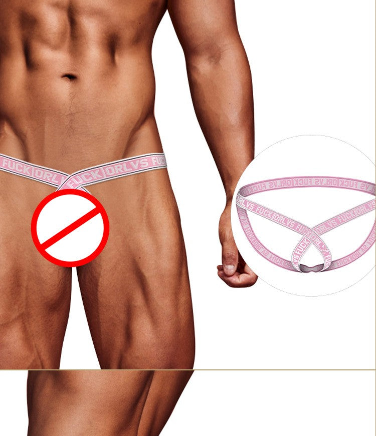 METOIN Men's Thong Underwear Athletic Low Rise Breathable Cotton Stretch Briefs