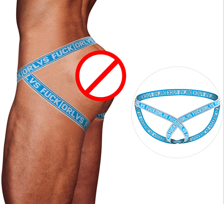 METOIN Men's Thong Underwear Athletic Low Rise Breathable Cotton Stretch Briefs