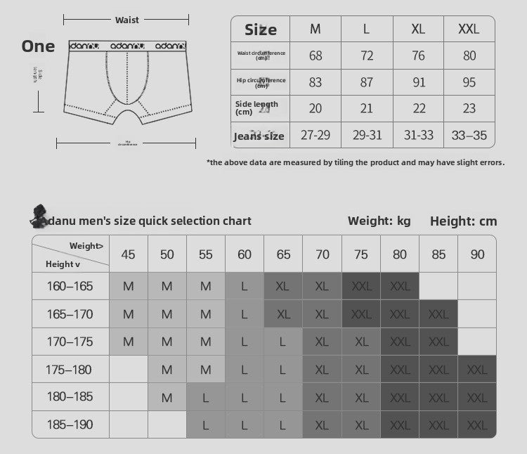 METOIN Men’s METOIN Premium Cotton Blend Mid Rise Boxer Briefs Comfort Fit and Natural Lift