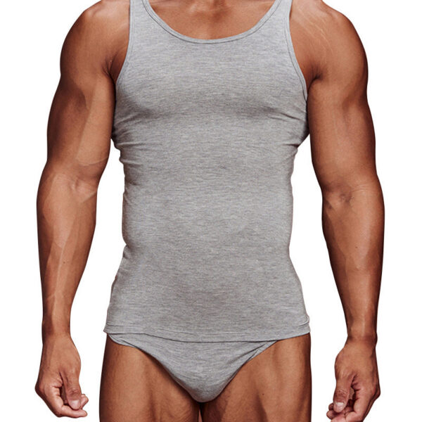 METOIN Men's Modal Triangle Briefs Pack of 3 - Low Rise Solid Color Sports Fit - New Arrivals Panty Sets product image