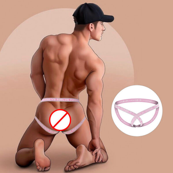 METOIN Men's Thong Underwear Athletic Low Rise Breathable Cotton Stretch Briefs - New Arrivals Thong / G-string product image
