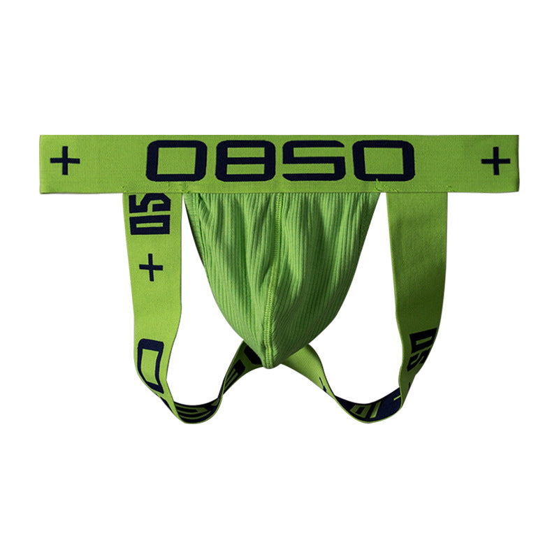 METOIN Men's Athletic Thong Underwear with U-Shaped Front Hollow Design Lift Butt Seamless Backless N... (BS3515)
