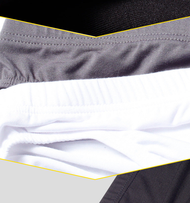 METOIN Men's Modal Triangle Briefs Pack of 3 - Low Rise Solid Color Sports Fit (AD315)