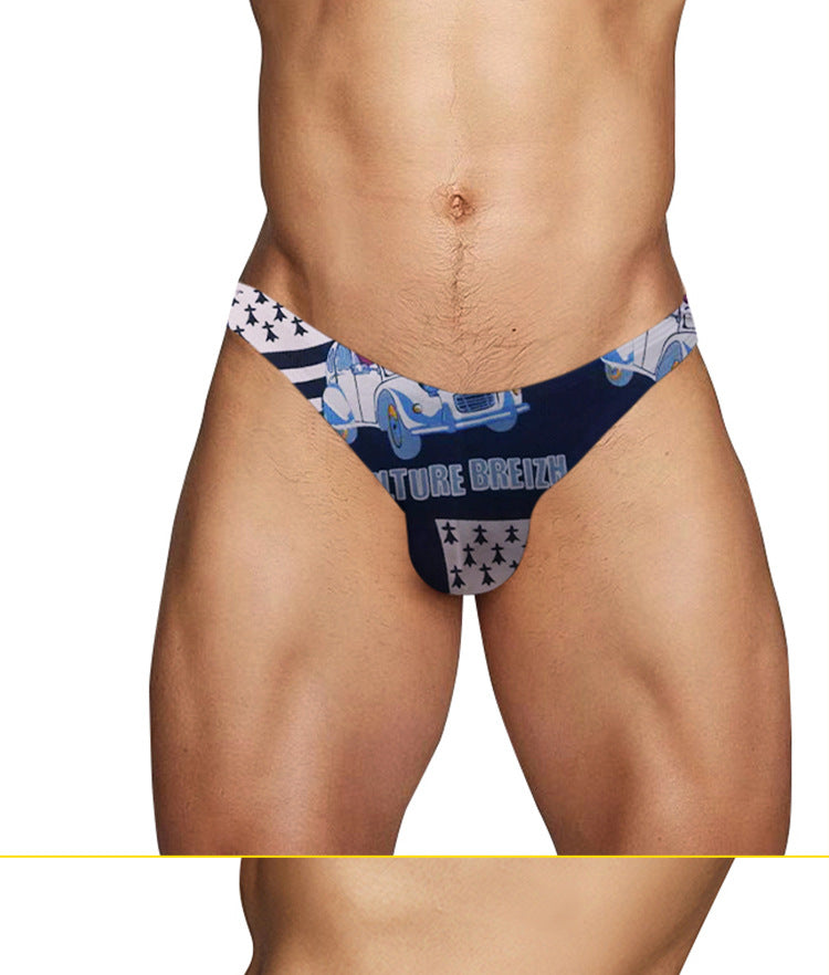 METOIN Men's Low Rise Breathable Shapewear Briefs - Sculpting Support (AD7302)