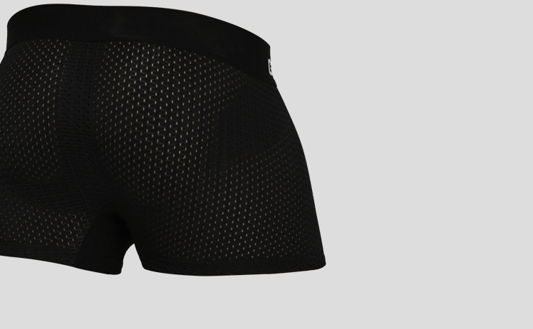 METOIN Men's Summer Breathable Cotton Boxer Briefs Style Solid Color Comfort Fit Underwear (OR207)