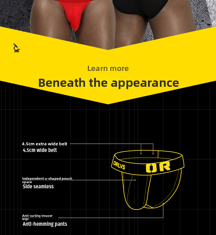 METOIN Men’s Ultra Breathable Mesh Briefs Lightweight Comfortable Summer Underwear (OR208)