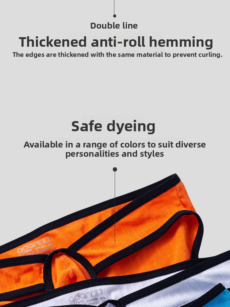 METOIN Men’s Modal Low Rise Bikini Underwear Comfortable Athletic Briefs Breathable Stretchy Fit . (AD7205)
