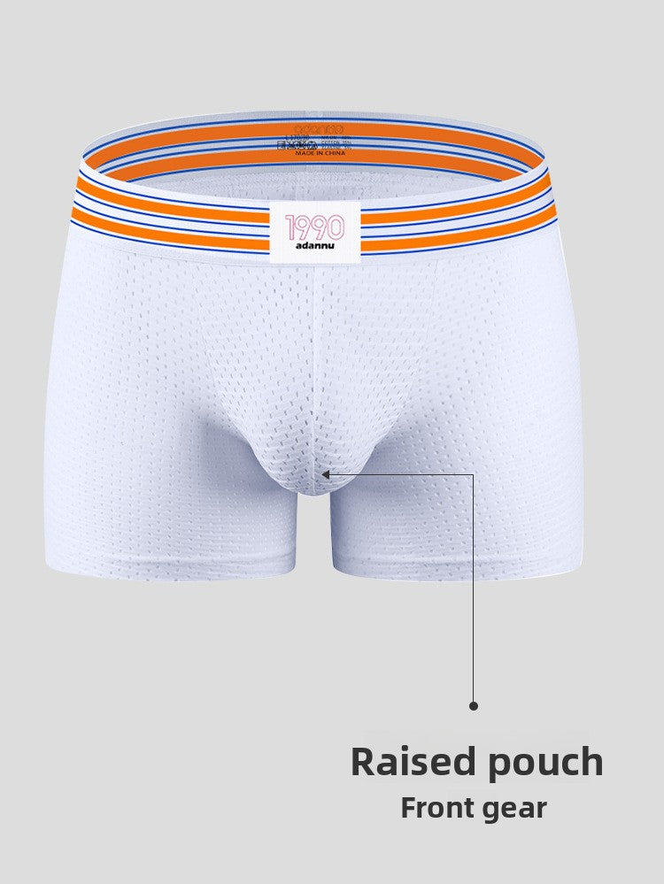 METOIN Men's Athletic Lift Up Butt Briefs with Ultra Breathable Mesh Design (AD7531)