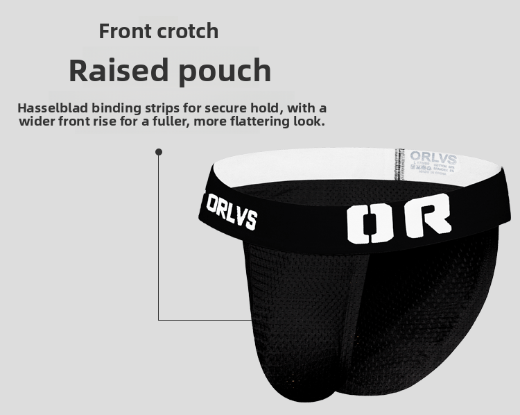 METOIN Men’s Ultra Breathable Mesh Briefs Lightweight Comfortable Summer Underwear (OR208)