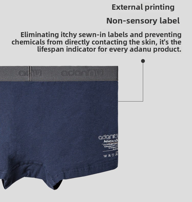 METOIN Men’s METOIN Premium Cotton Blend Mid Rise Boxer Briefs Comfort Fit and Natural Lift