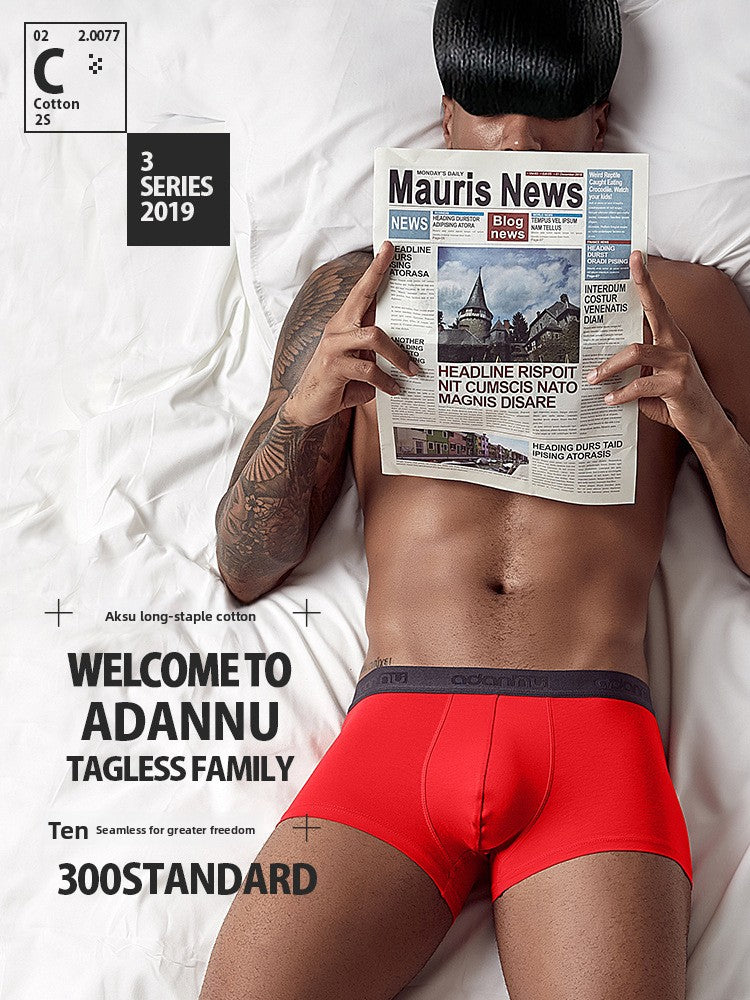 METOIN Men’s METOIN Premium Cotton Blend Mid Rise Boxer Briefs Comfort Fit and Natural Lift