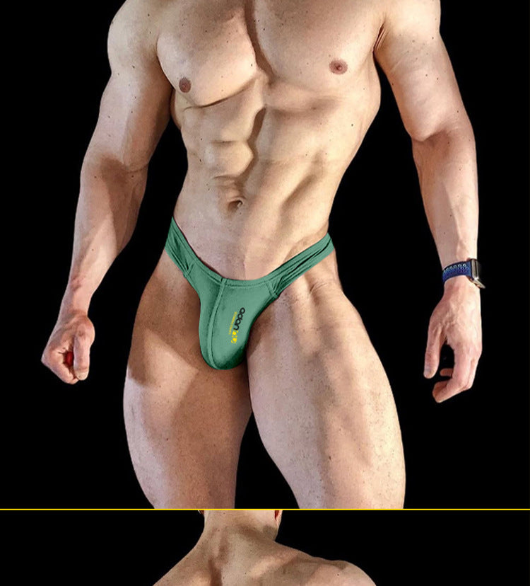 METOIN Men's Low Rise Seamless Modal Briefs Breathable Lightweight Comfortable Underwear (AD313)