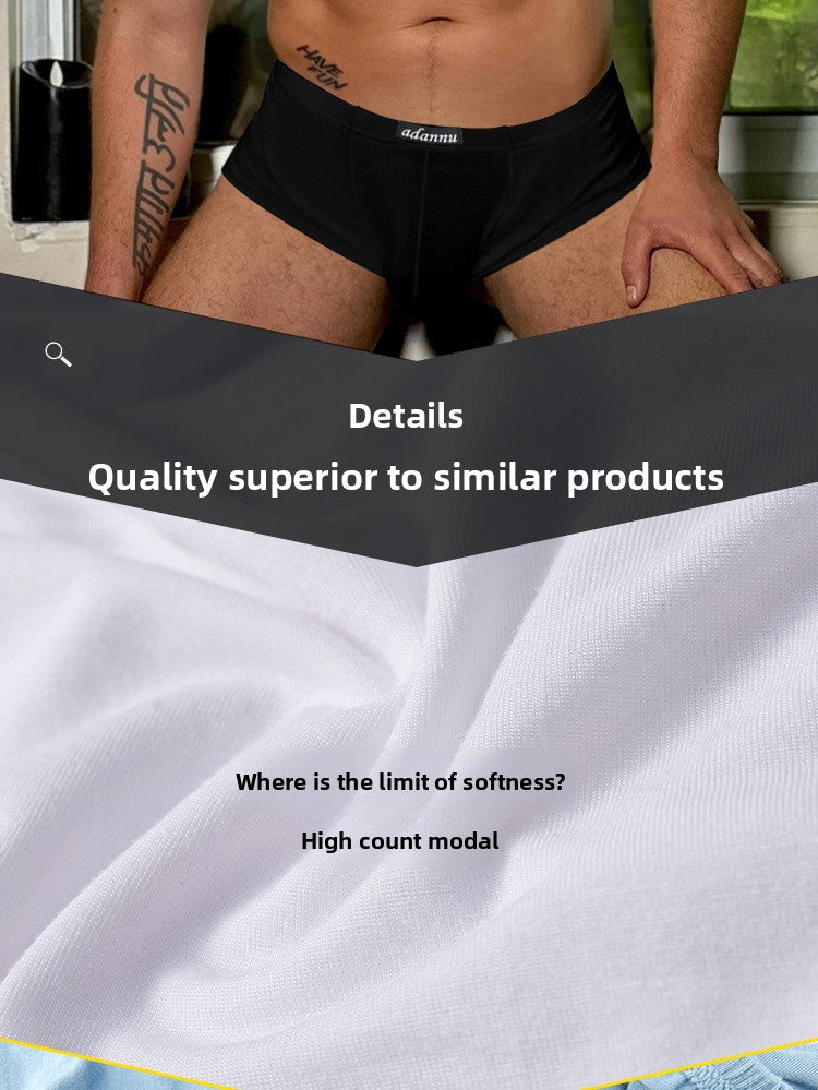 METOIN Men’s Modal Boxer Briefs Ultra Soft Breathable Narrow Waistband Anime Inspired Underwear A... (AD741)