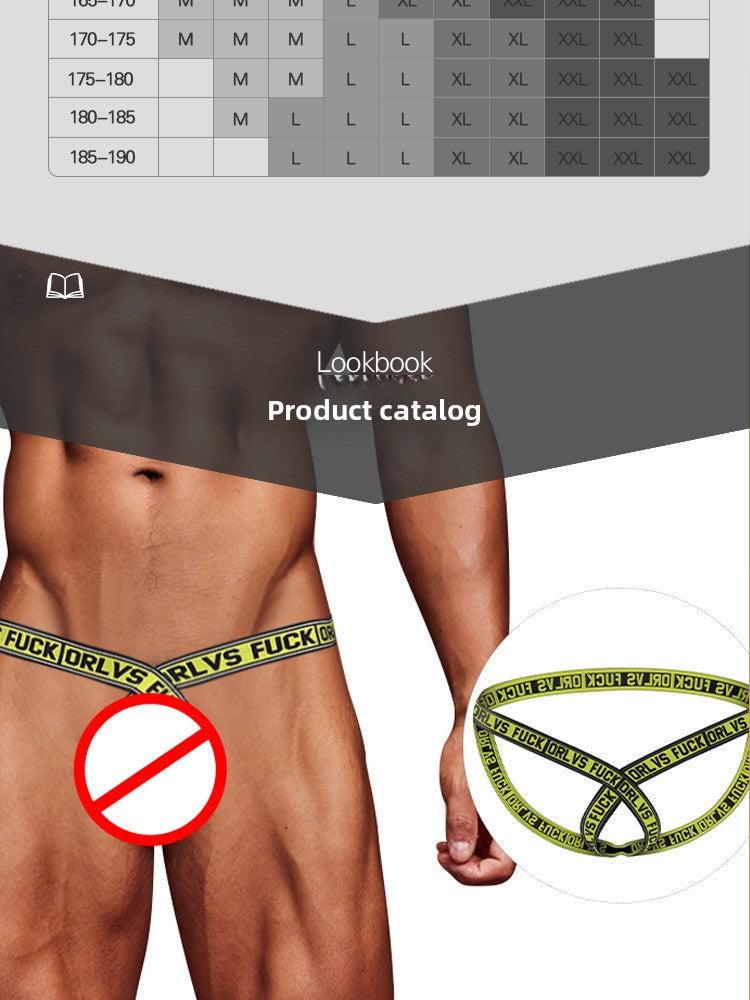 METOIN Men's Thong Underwear Athletic Low Rise Breathable Cotton Stretch Briefs