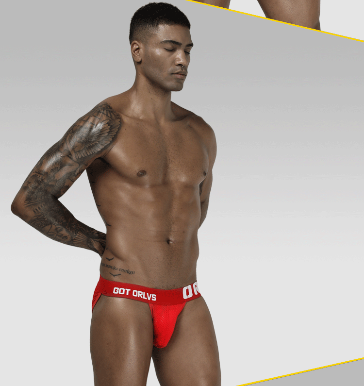 METOIN Men’s Ultra Breathable Mesh Briefs Lightweight Comfortable Summer Underwear (OR208)