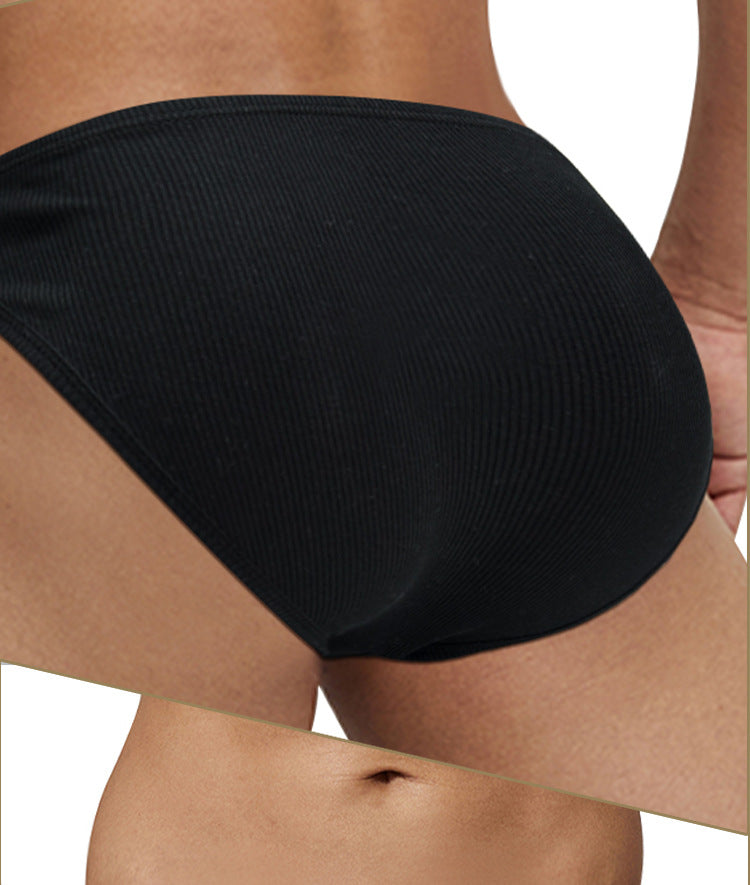 METOIN Men's Athletic Bull Horn High Cut Triangle Briefs Workout Fashionable (AD751)
