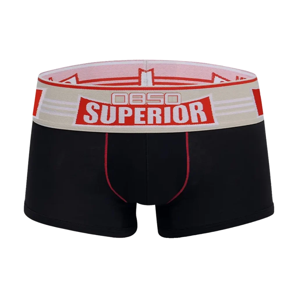 0850 Contrast-Piping Cotton Boxer Brief — 3-Pack — product view 3