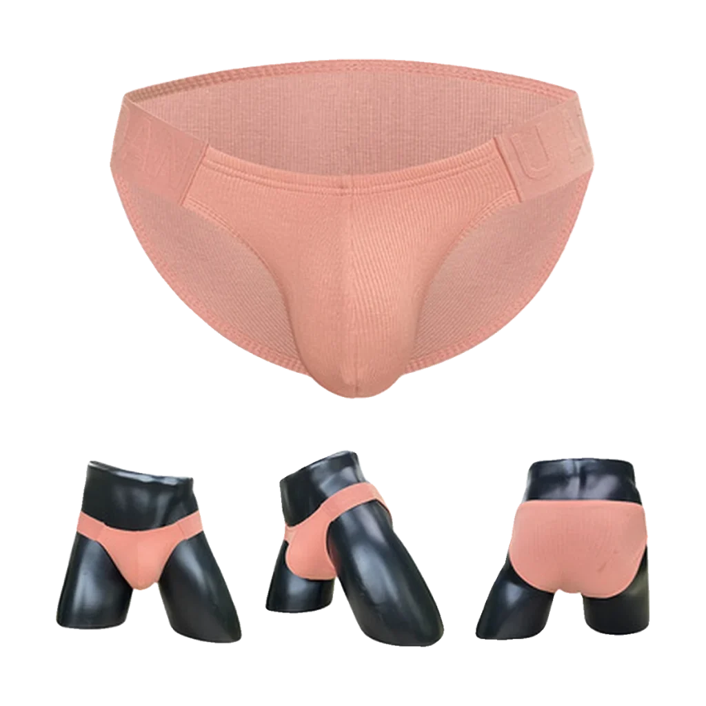 ADANNU Ribbed Cotton Low-Rise Brief — 3-Pack — product view 3